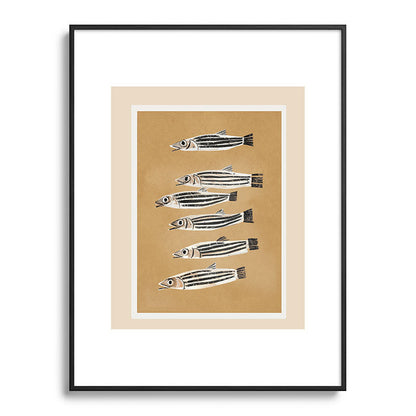 Minimal Fish Study Framed Art Print Gallery Image 84
