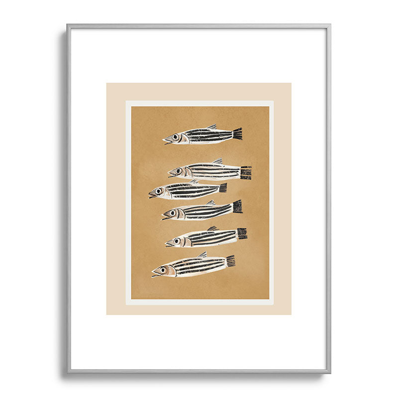 Minimal Fish Study Framed Art Print Gallery Image 98