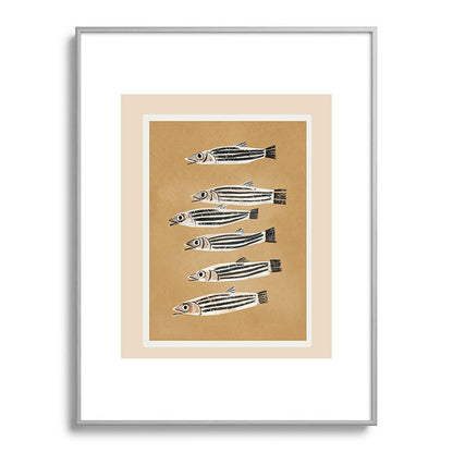 Minimal Fish Study Framed Art Print Gallery Image 99