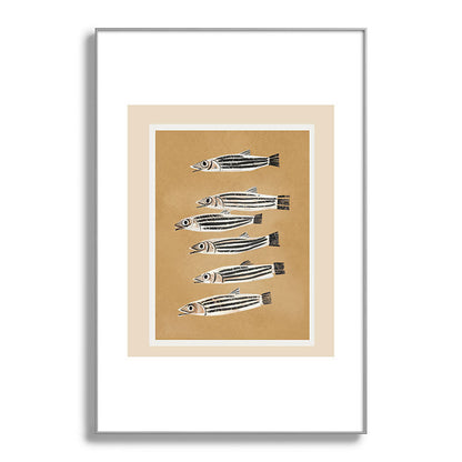 Minimal Fish Study Framed Art Print Gallery Image 100