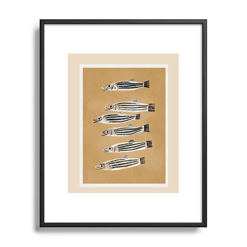 Minimal Fish Study Framed Art Print Gallery Image 81