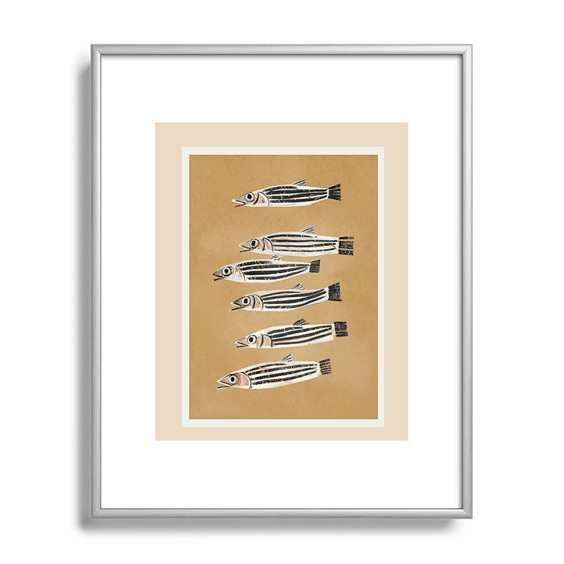 Minimal Fish Study Framed Art Print Gallery Image 95