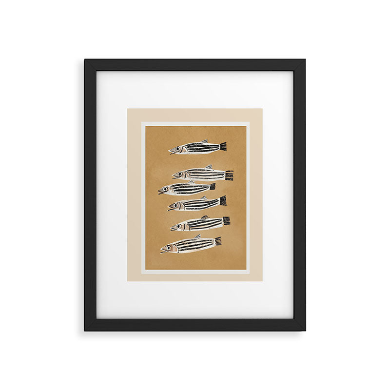 Minimal Fish Study Framed Art Print Gallery Image 5