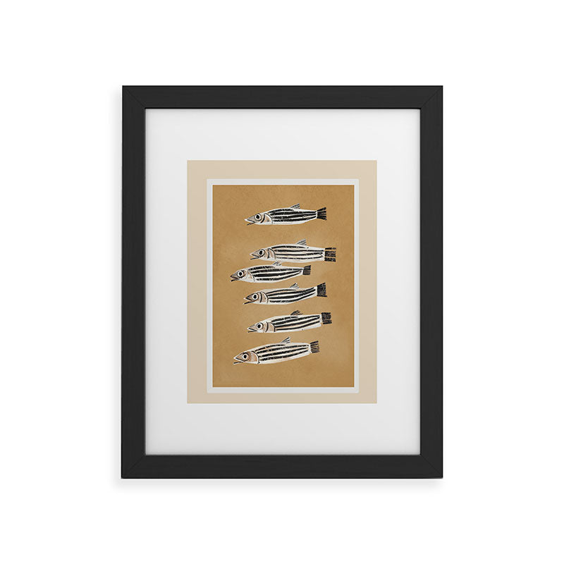 Minimal Fish Study Framed Art Print Gallery Image 32