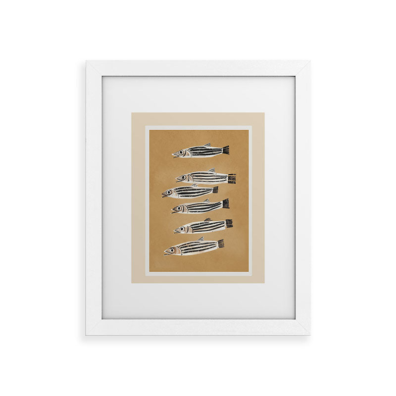 Minimal Fish Study Framed Art Print Gallery Image 55