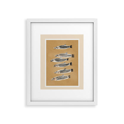 Minimal Fish Study Framed Art Print Gallery Image 23