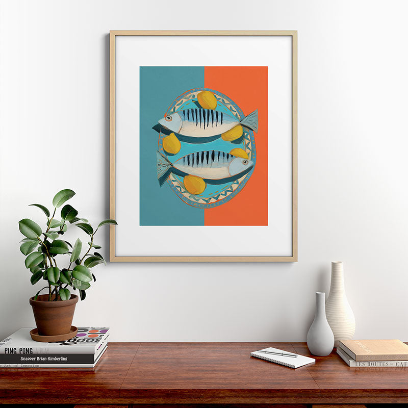 Modern Coastal Still Life Framed Art Print Gallery Image 21