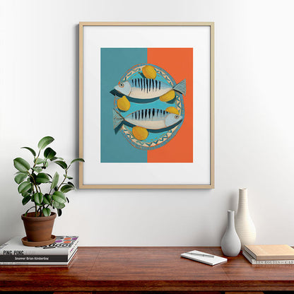 Modern Coastal Still Life Framed Art Print Gallery Image 21