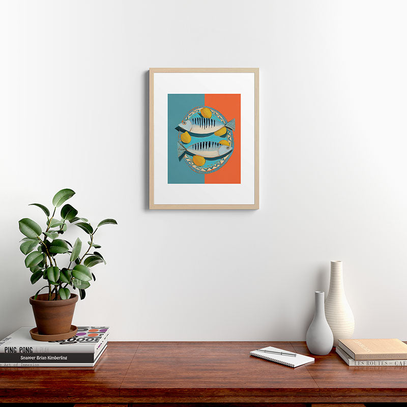 Modern Coastal Still Life Framed Art Print Gallery Image 19