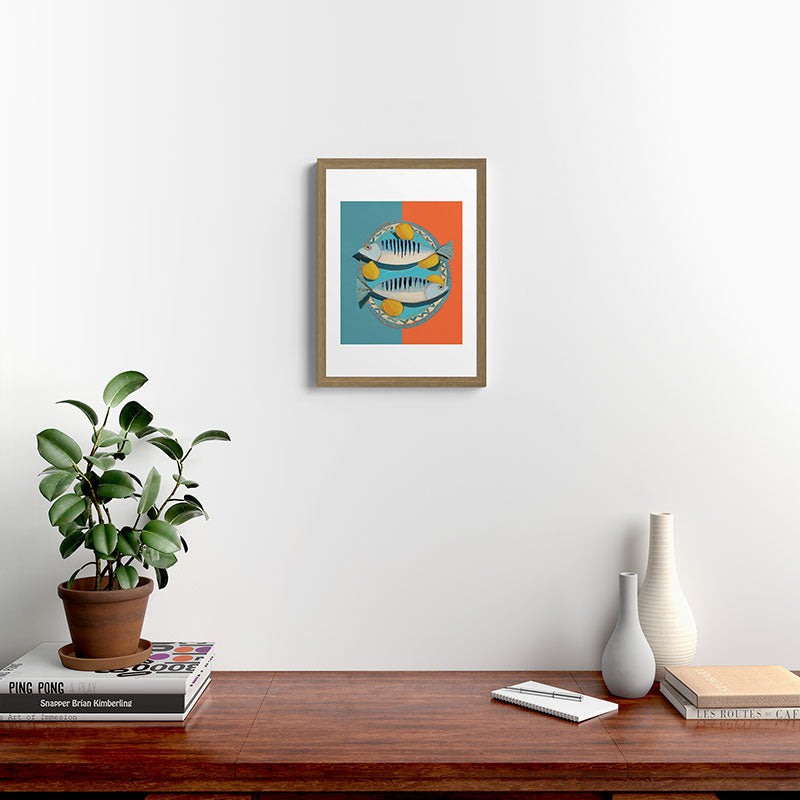 Modern Coastal Still Life Framed Art Print Gallery Image 10