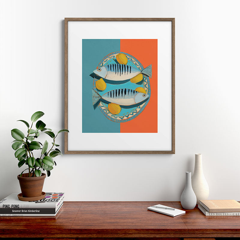 Modern Coastal Still Life Framed Art Print Gallery Image 14