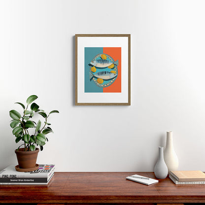 Modern Coastal Still Life Framed Art Print Gallery Image 12