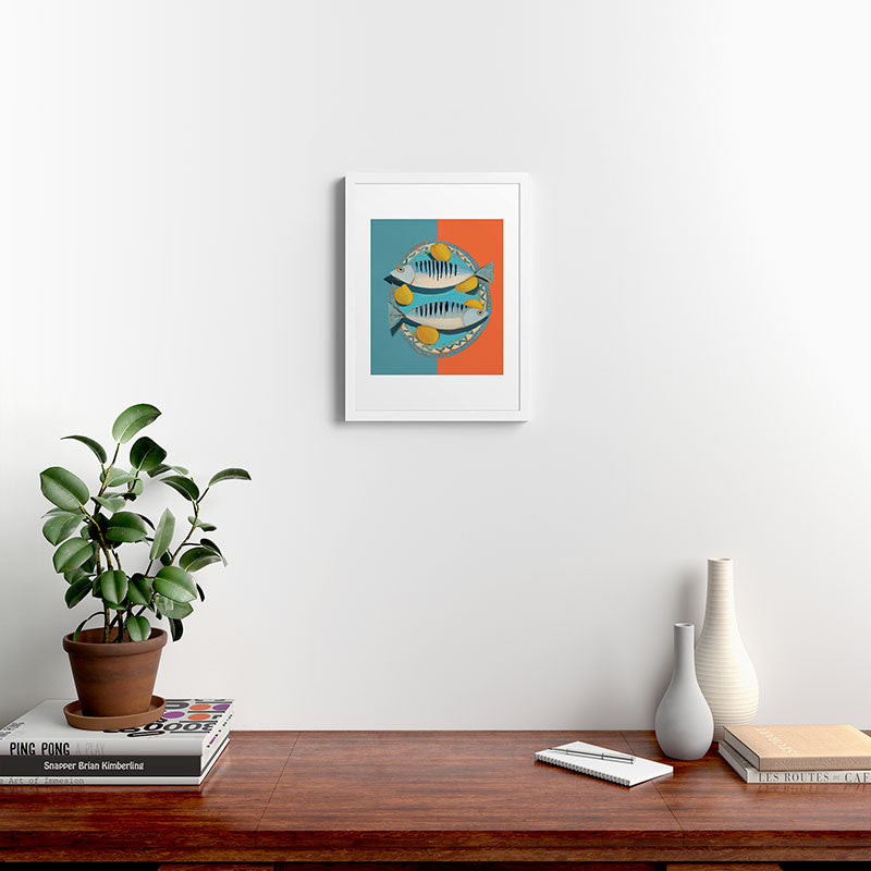 Modern Coastal Still Life Framed Art Print Gallery Image 24