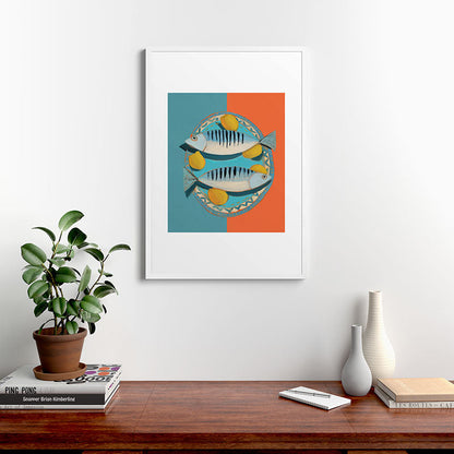 Modern Coastal Still Life Framed Art Print Gallery Image 27