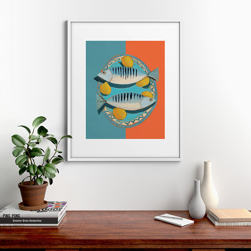 Modern Coastal Still Life Framed Art Print Gallery Image 28