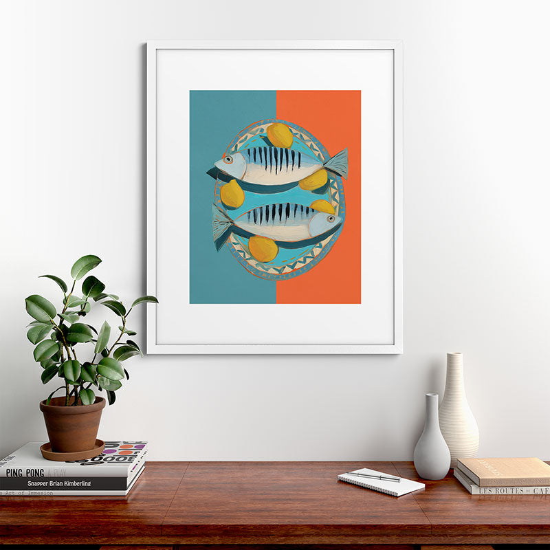 Modern Coastal Still Life Framed Art Print Gallery Image 56