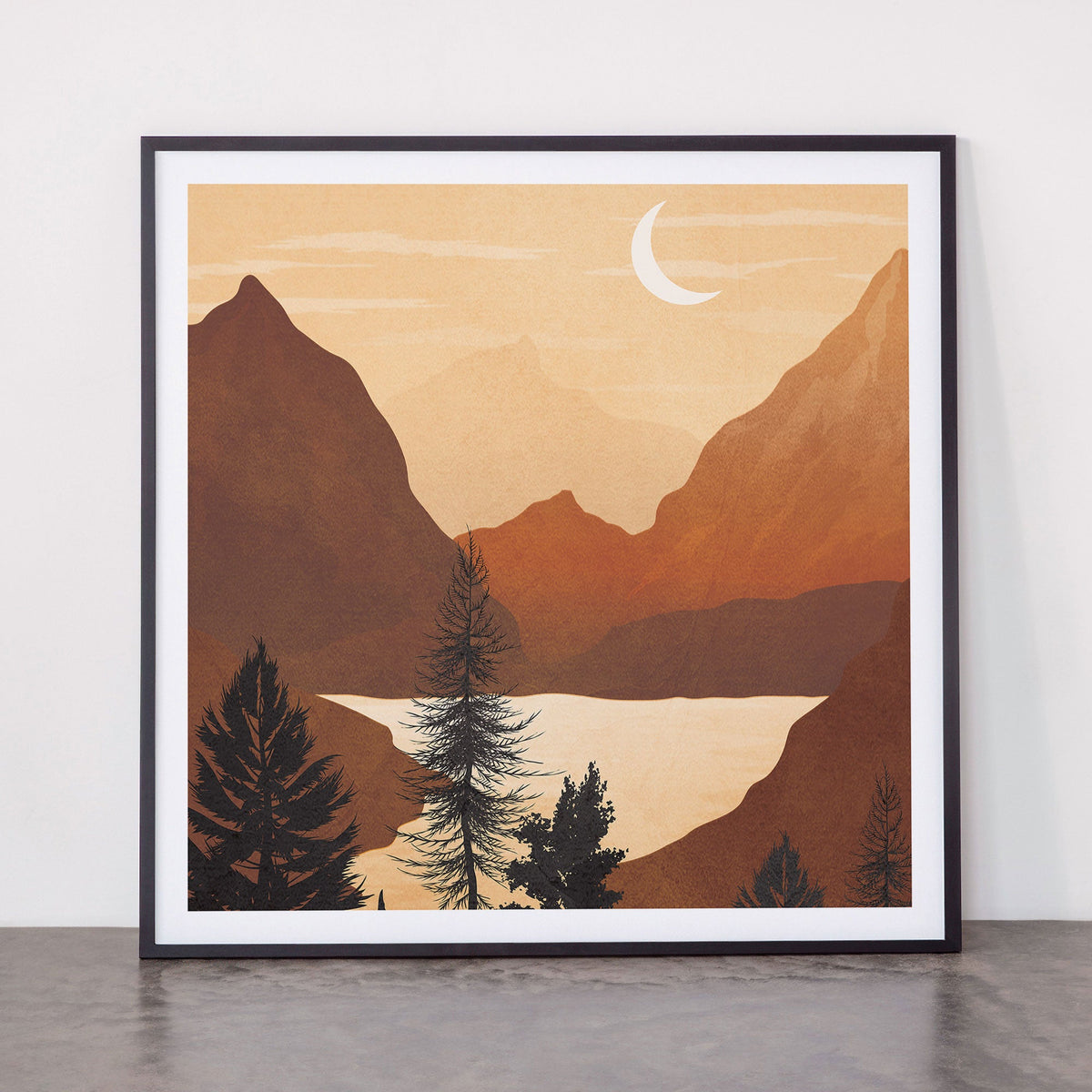 River Canyon Framed Art Print Gallery Image 11