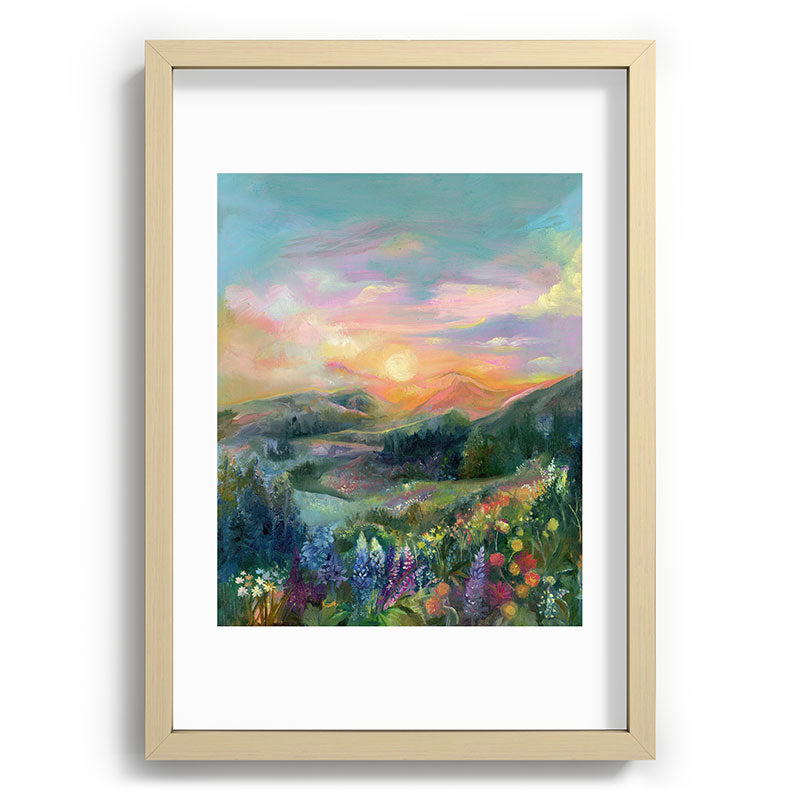 Sunset Landscape Framed Art Print Gallery Image 97