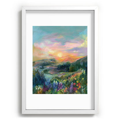 Sunset Landscape Framed Art Print Gallery Image 105