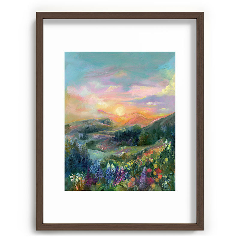 Sunset Landscape Framed Art Print Gallery Image 91