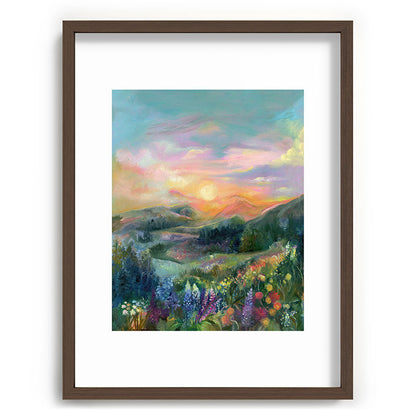 Sunset Landscape Framed Art Print Gallery Image 91