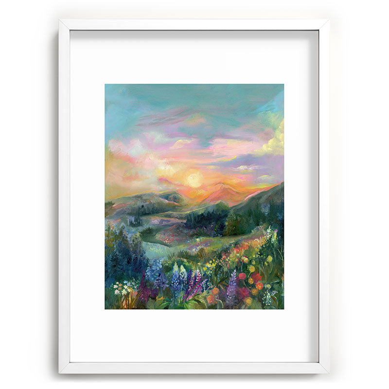 Sunset Landscape Framed Art Print Gallery Image 107