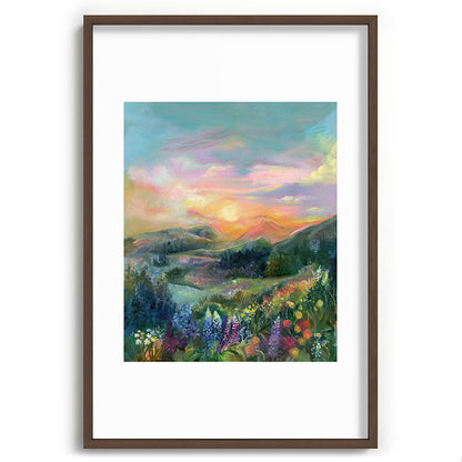 Sunset Landscape Framed Art Print Gallery Image 94