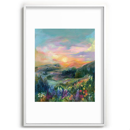 Sunset Landscape Framed Art Print Gallery Image 110