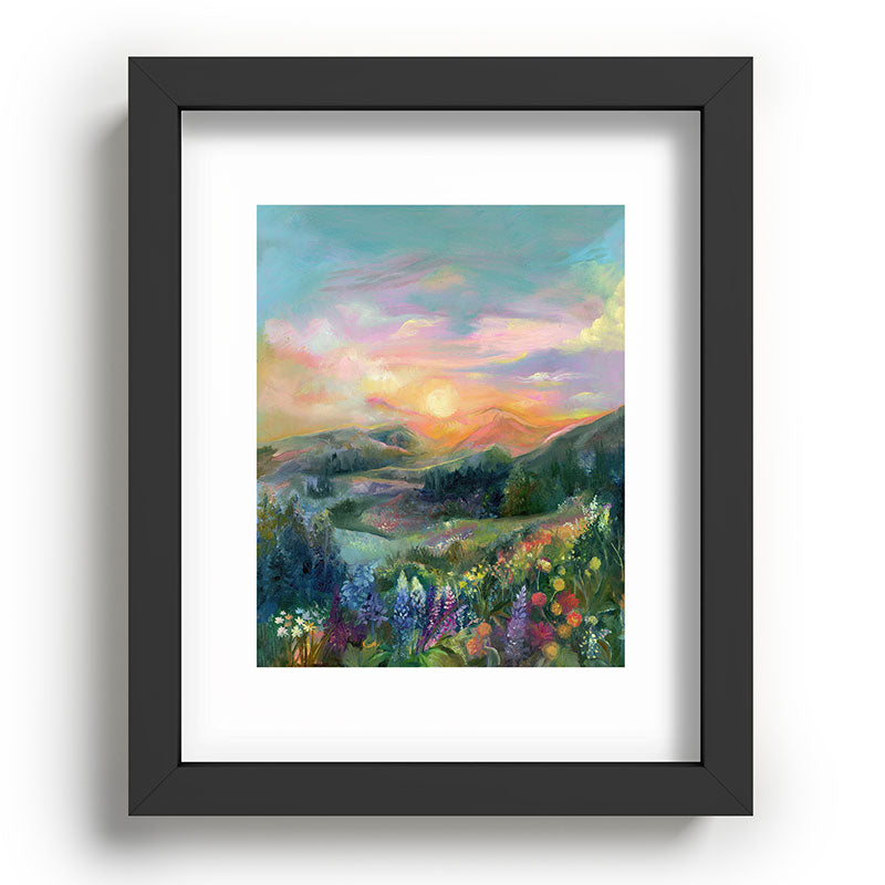Sunset Landscape Framed Art Print Gallery Image 78