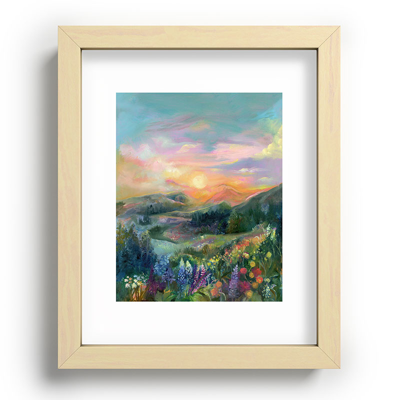 Sunset Landscape Framed Art Print Gallery Image 95