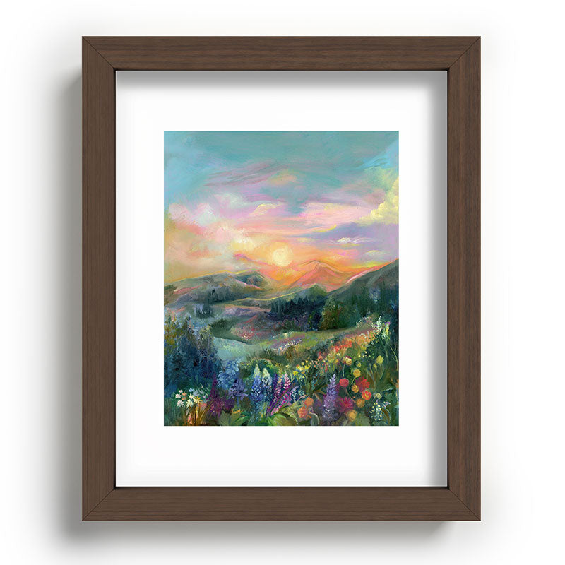 Sunset Landscape Framed Art Print Gallery Image 88
