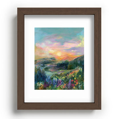 Sunset Landscape Framed Art Print Gallery Image 88