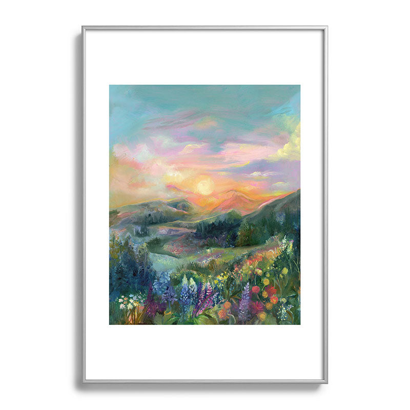 Sunset Landscape Framed Art Print Gallery Image 132
