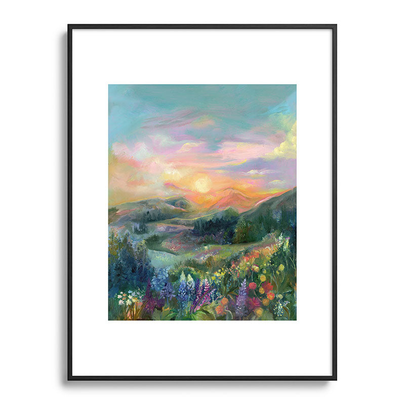 Sunset Landscape Framed Art Print Gallery Image 116