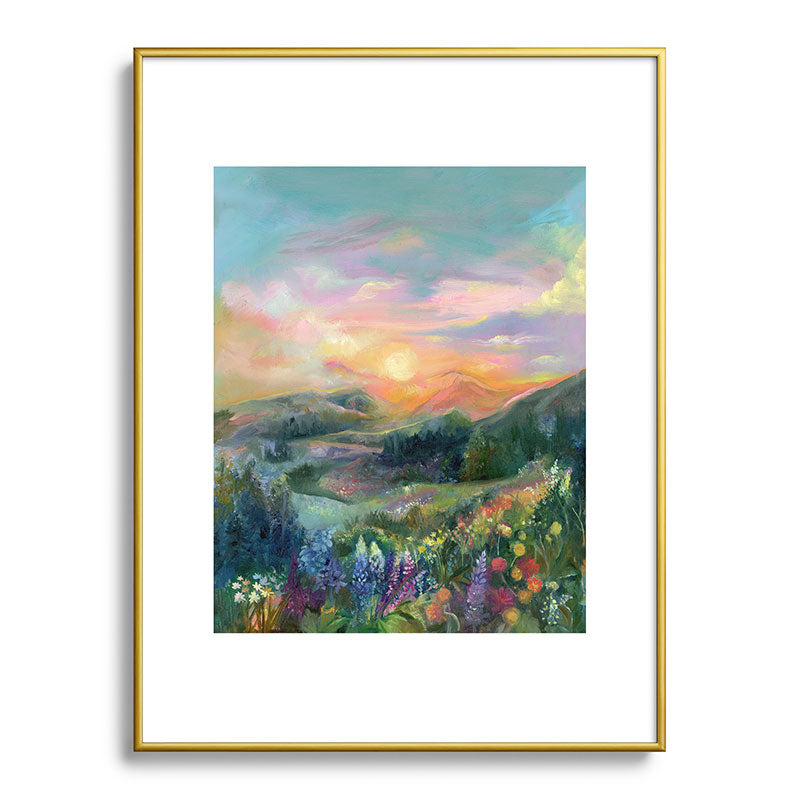 Sunset Landscape Framed Art Print Gallery Image 125