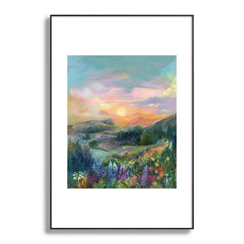 Sunset Landscape Framed Art Print Gallery Image 117