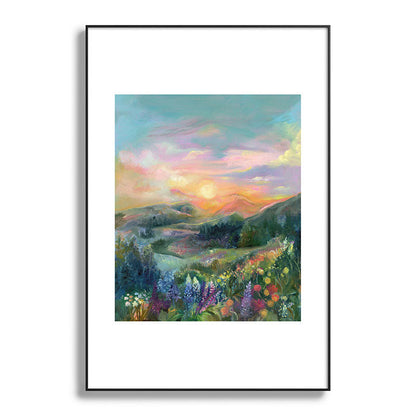 Sunset Landscape Framed Art Print Gallery Image 117