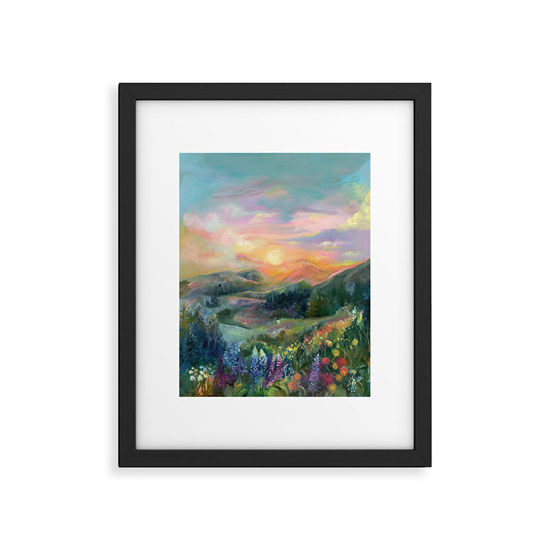 Sunset Landscape Framed Art Print Gallery Image 5
