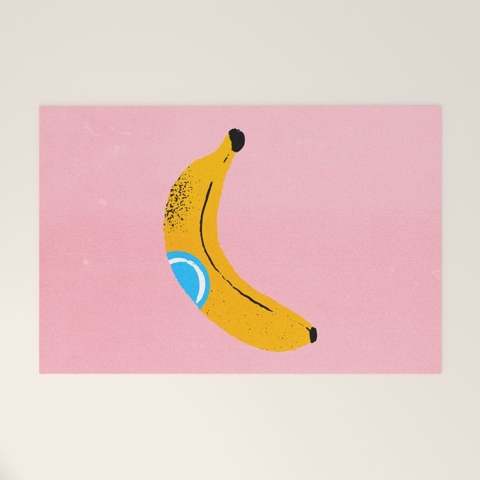 Banana Pop Art Welcome Mat Gallery Image 1