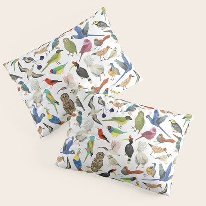 Endangered Birds Around the World Pillow Sham Gallery Image 3