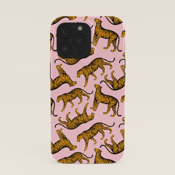 Tigers (Pink and Marigold) iPhone Case Gallery Image 39