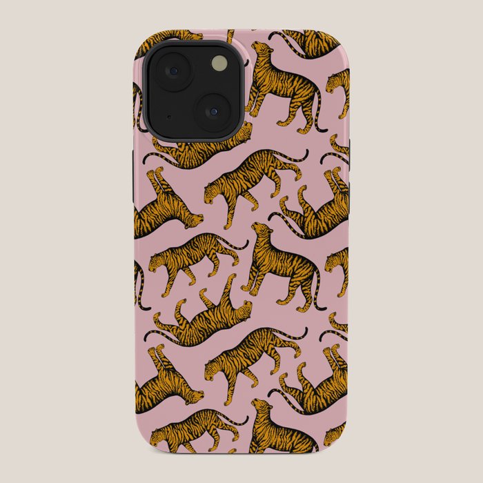 Tigers (Pink and Marigold) iPhone Case Gallery Image 34