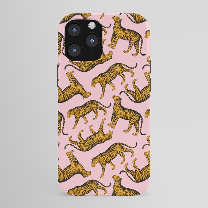 Tigers (Pink and Marigold) iPhone Case Gallery Image 43
