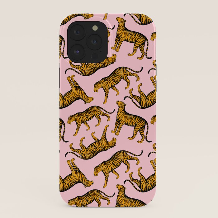Tigers (Pink and Marigold) iPhone Case Gallery Image 40