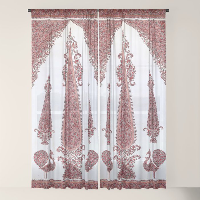 Kerman South Persian Embroidery Print Window Curtain Gallery Image 18