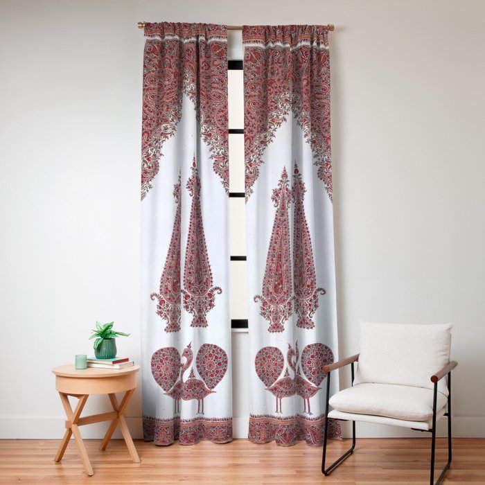 Kerman South Persian Embroidery Print Window Curtain Gallery Image 4
