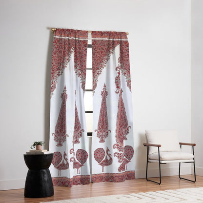 Kerman South Persian Embroidery Print Window Curtain Gallery Image 2