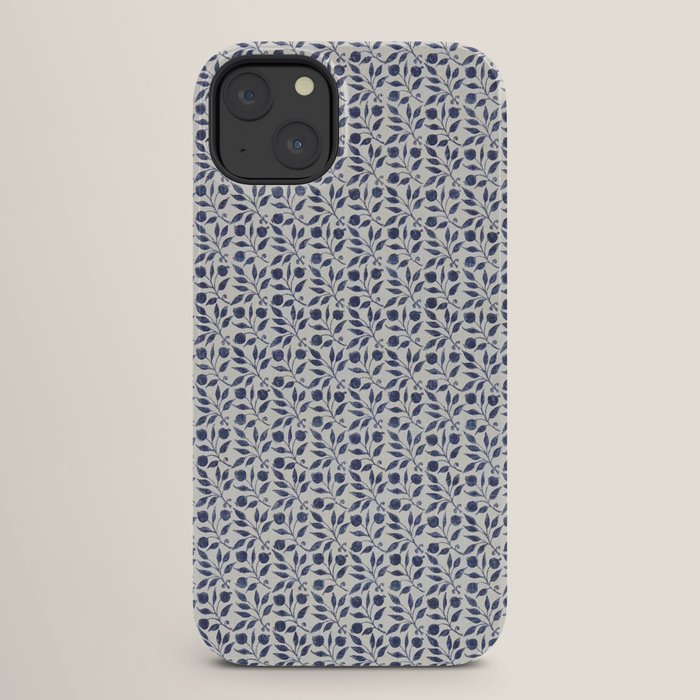 William Morris Vintage Rosehip Indigo Blue iPhone Case Gallery Image 26