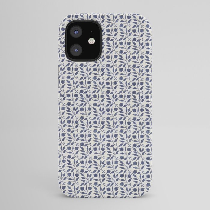William Morris Vintage Rosehip Indigo Blue iPhone Case Gallery Image 42