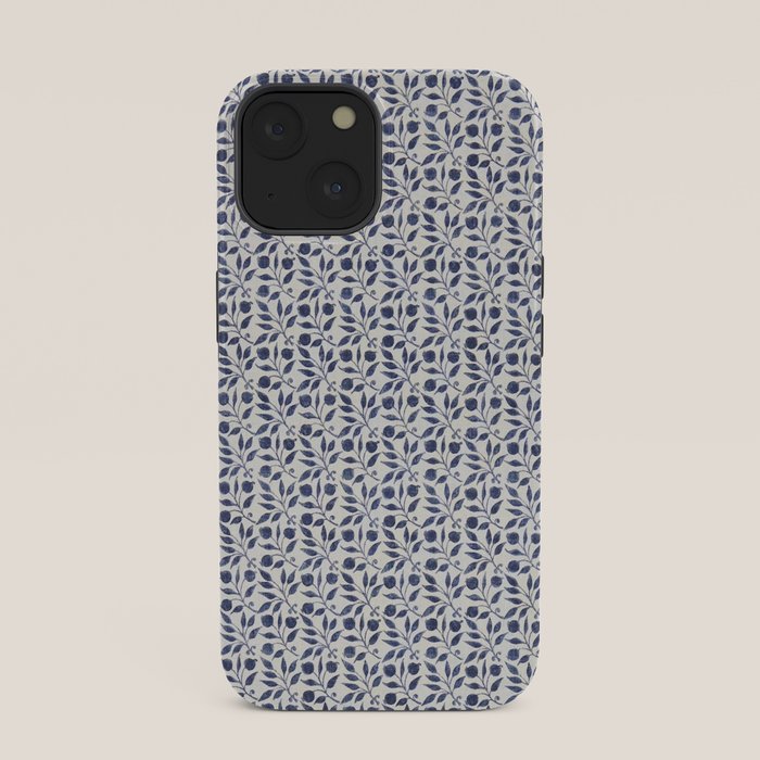 William Morris Vintage Rosehip Indigo Blue iPhone Case Gallery Image 33